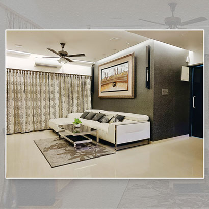 3 BHK Interior Design Living room